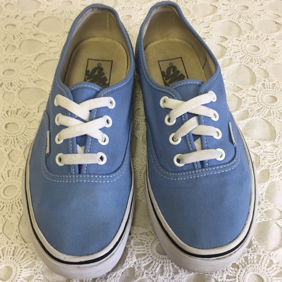 light blue canvas sneakers